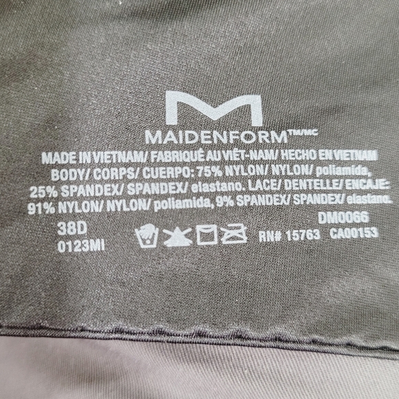 38B Maidenform DM0066 Love the‎ Lift Dreamwire Push Up Underwire Bra Black - Picture 5 of 5